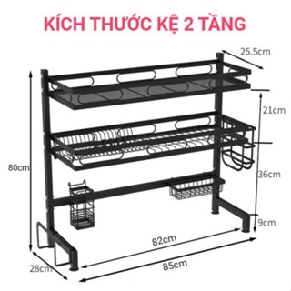 Kệ úp Bát, Kệ chén đĩa Thông Minh Trên Bồn Rửa Bát