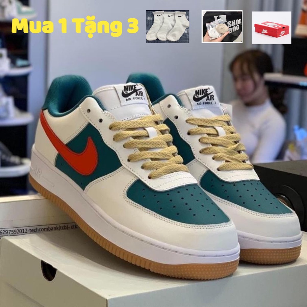 Giày Nike Gucci AF1 Đỏ Xanh Full Size nam nữ bản authentic