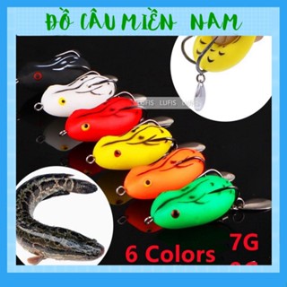 Mồi câu cá giả lure cá lóc Thái Lan hình chú ếch mềm.