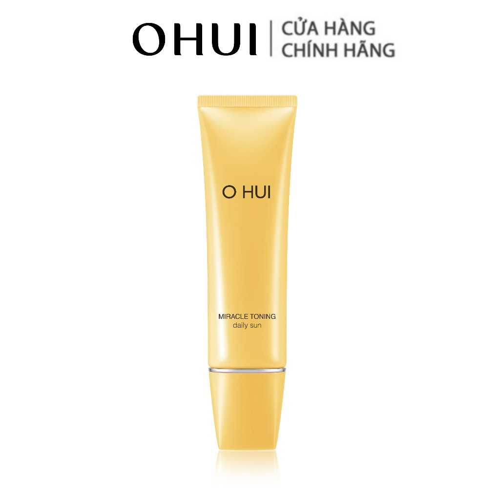 Bộ 3 món kem chống nắng cấp ẩm dưỡng da đa chức năng OHUI Miracle Toning Daily Sun SPF50+/PA+++ 100ML