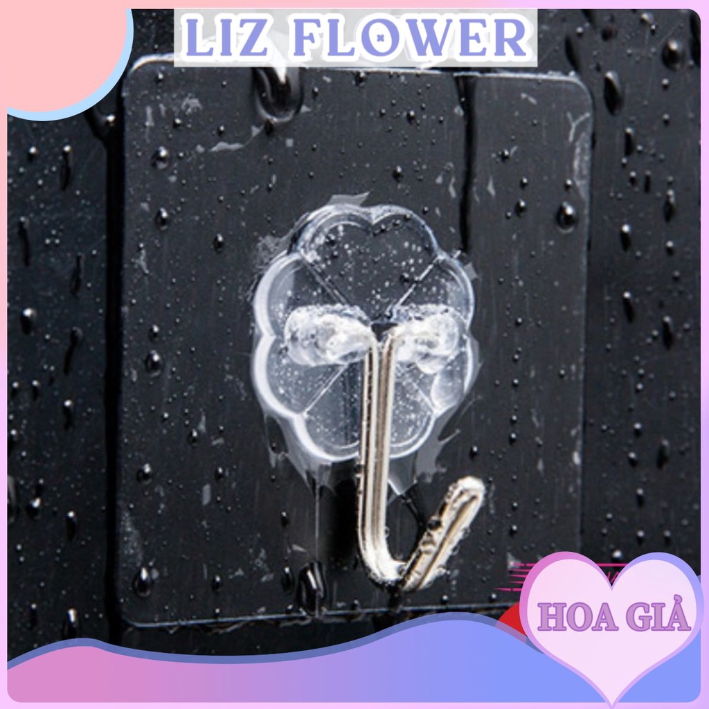 Móc Dán Tường Siêu Dính Trong Suốt Chịu Lực Tốt Treo Tường Chắc Chắn 6x6 Cm - Đồ Gia Dụng Tiện Ích 1k Freeship