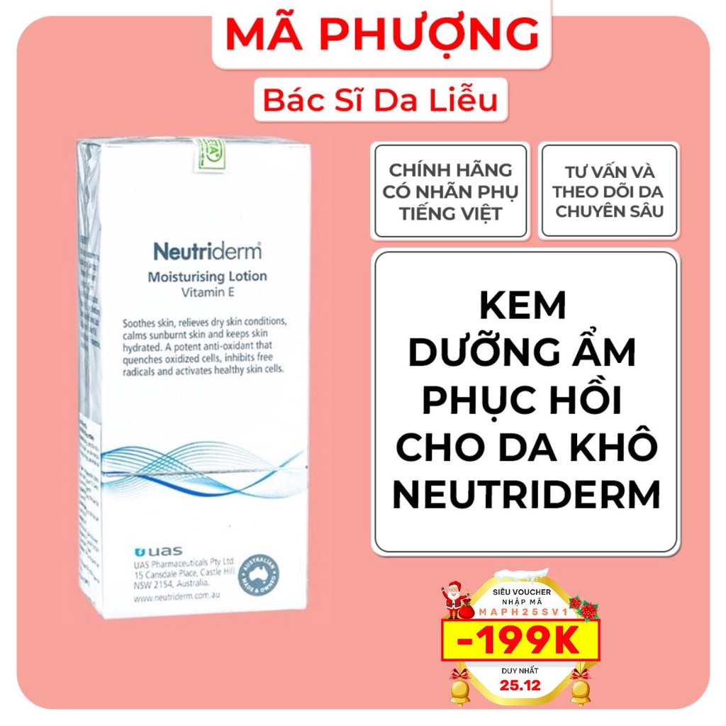 KEM DƯỠNG ẨM BỔ SUNG VITAMIN E NEUTRIDERM