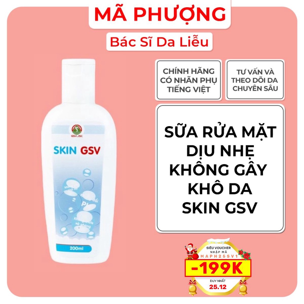 SỮA RỬA MẶT GSV SKIN