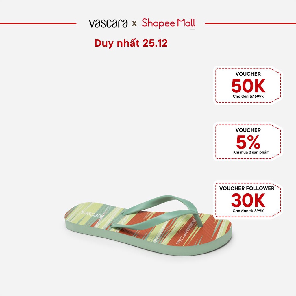 Vascara Dép Kẹp Xốp Họa Tiết Đa Sắc - DXP 0187