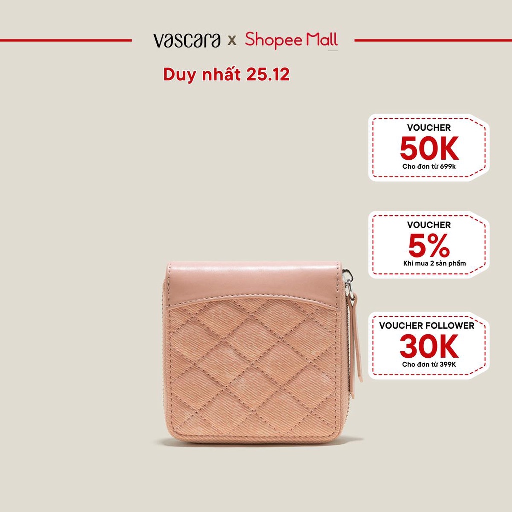 Vascara Ví Mini Chần Bông Caro - WAL 0267