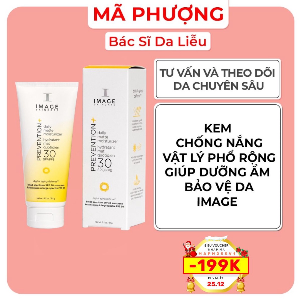 Kem Chống Nắng Cho Da Dầu Image Skincare SPF30+