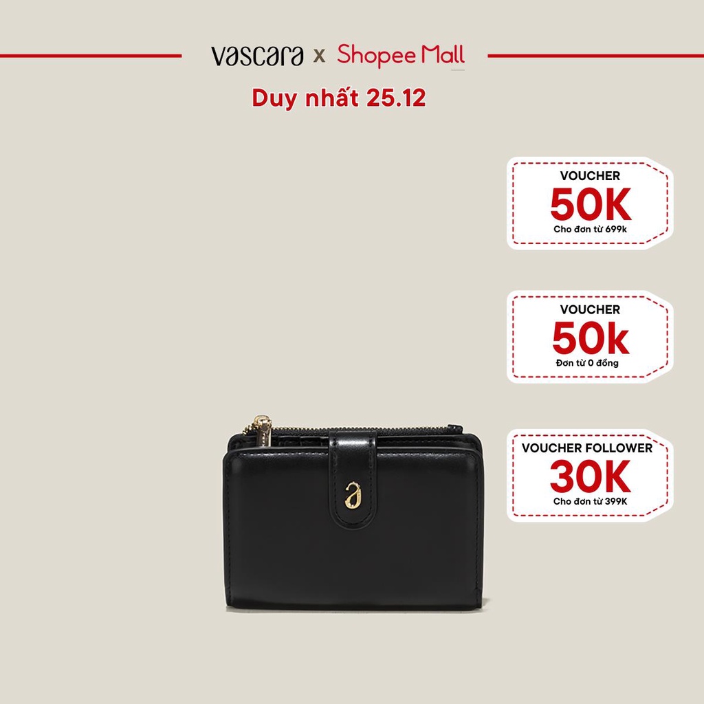 Vascara Ví Cầm Tay Basic Khóa Gài Bomber - WAL 0278