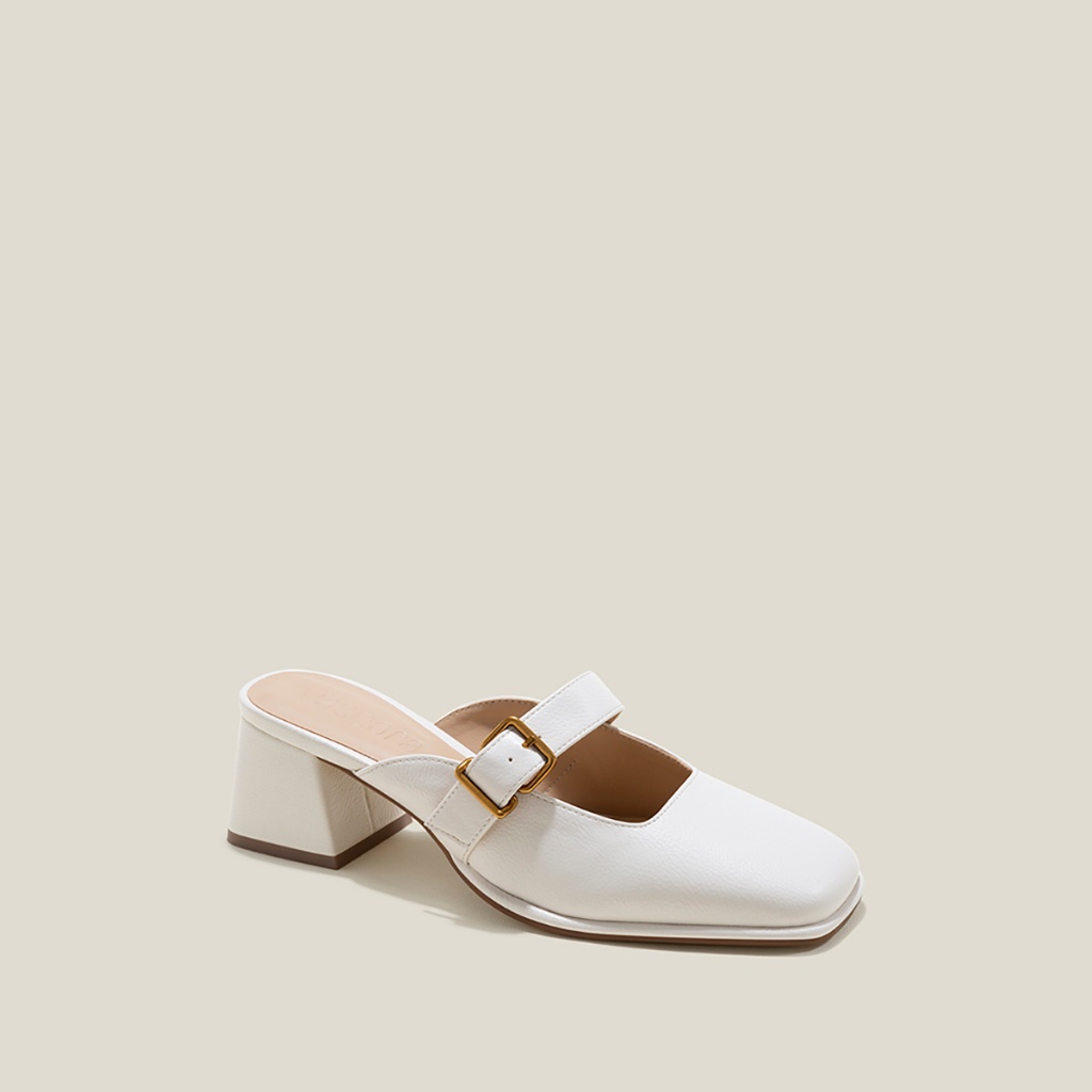 Vascara Guốc Mary Jane Mũi Vuông - GNN 0200