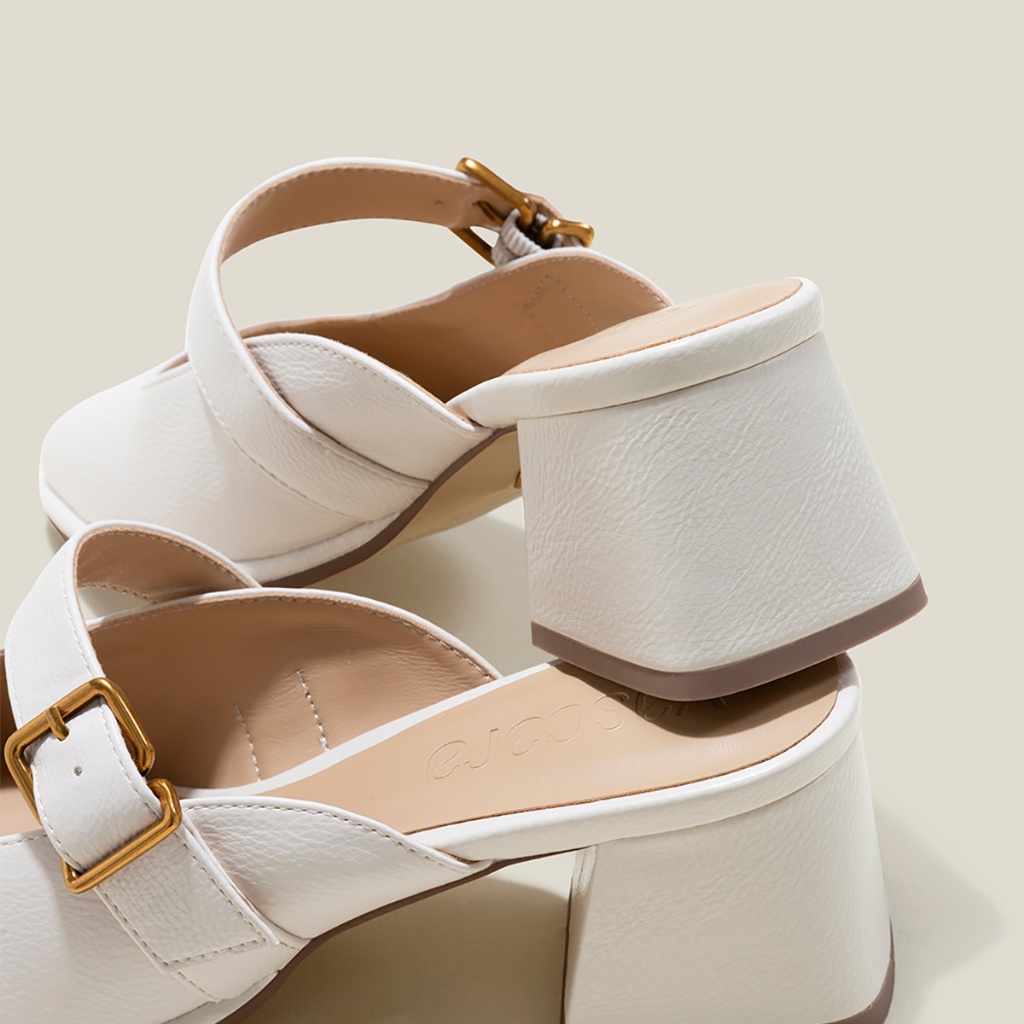 Vascara Guốc Mary Jane Mũi Vuông - GNN 0200