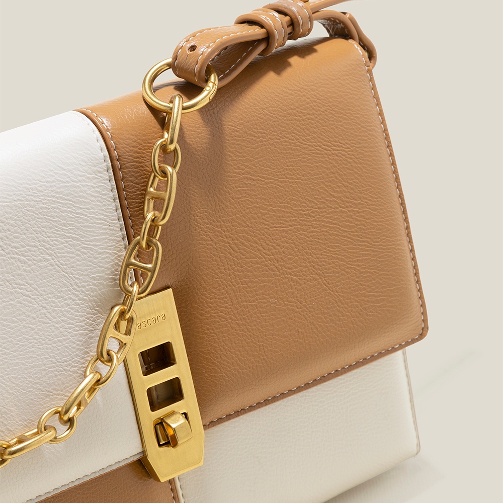 Vascara Túi Đeo Vai May Chần Caro Tương Phản - CLU 0114