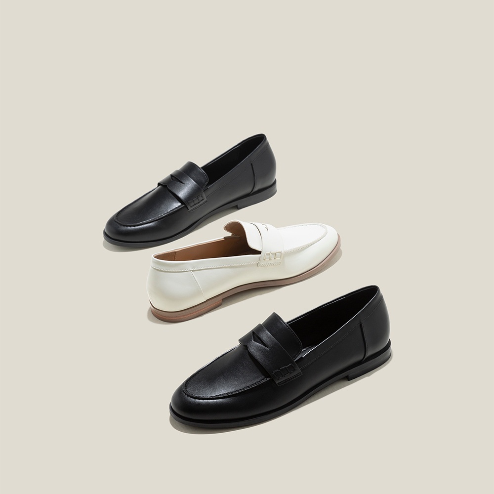 Vascara Giày Loafer Cut-Out - MOI 0107