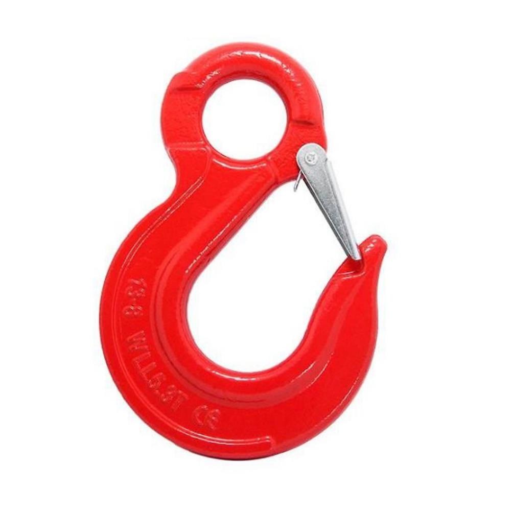 Móc dẹt đầu tròn G80 - Móc chốt an toàn đầu dẹt G80, tải trọng: 8 tấn, 12.5 tấn