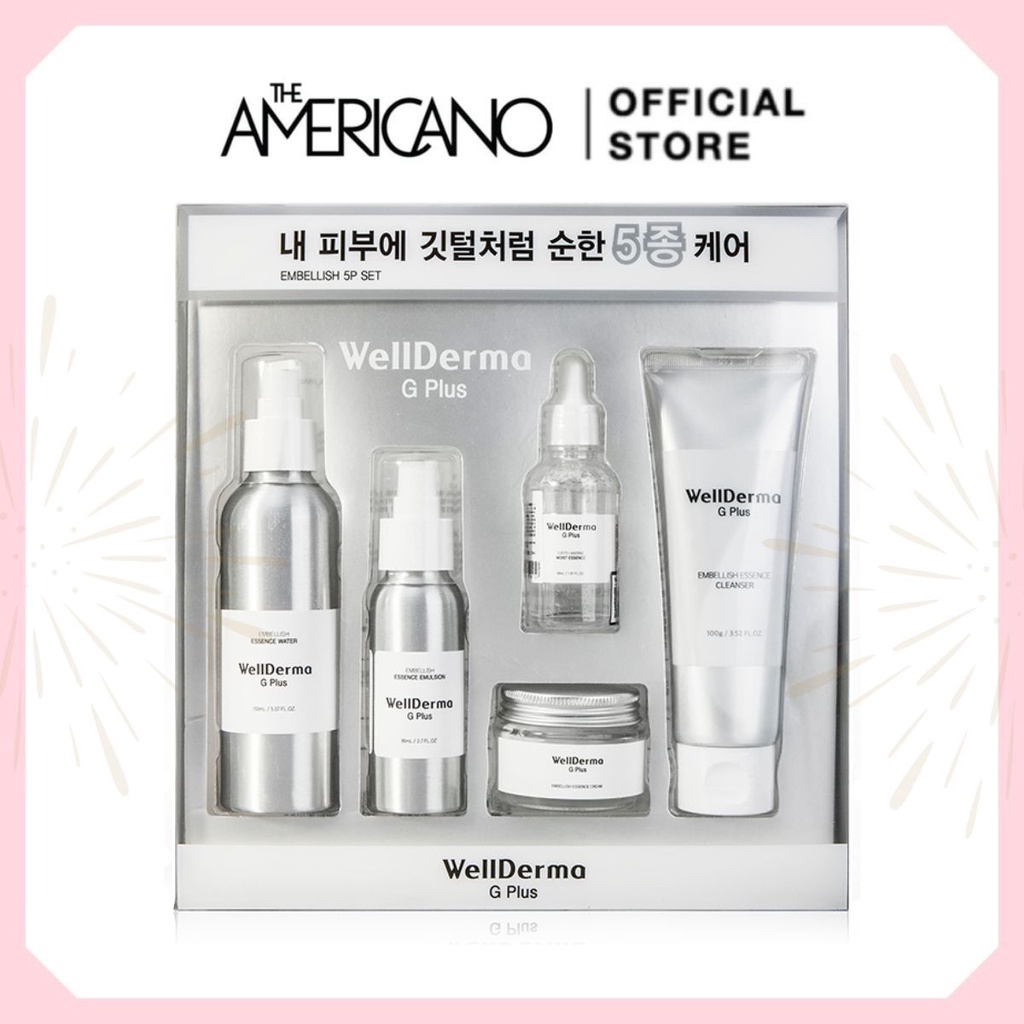 Sét dưỡng da 5 món Wellderma G Plus Embellish ( nội địa hàn )
