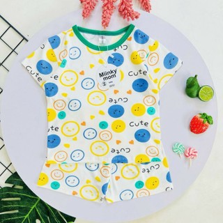 Sét 3 bộ cộc tay chất thun lạnh Minky Mom siêu mềm mịn, thoáng mát cho bé trai, bé gái đáng yêu từ 5 – 13kg