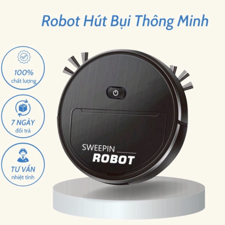 Robot quét nhà hút bụi lau nhà thông minh, Máy Hút Bụi đa chức năng giá rẻ HOT HOT