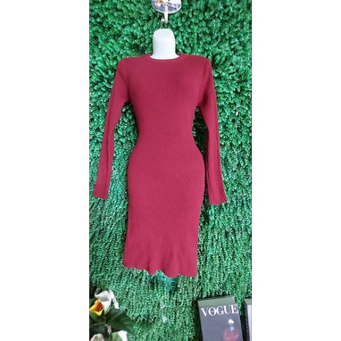 đầm len body size S