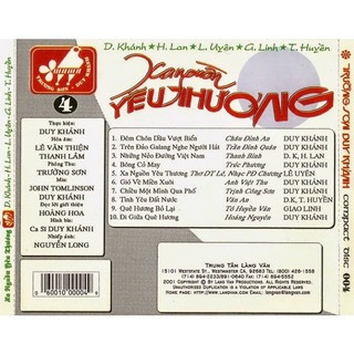 Đĩa cd 2826.truong son duy khanh 04-xa nguon yeu thuong chất lượng cao