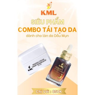 Combo tái tạo cao cấp không sưng đỏ KML