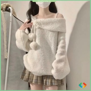 Áo sweater Dệt Kim Giữ Ấm Thời Trang Thu Đông Cho Nữ