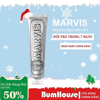 Kem Đánh Răng Marvis Whitening Mint 85ml - Màu Trắng