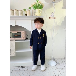 Set vest huy hiệu phong cách Hàn Quốc Bernie