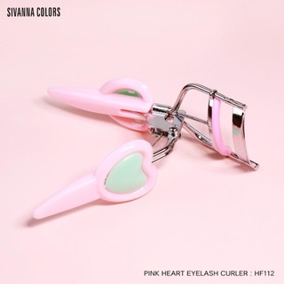 Kẹp bấm mi cây uốn mi sivanna colors pink heart eyelash curler hf112