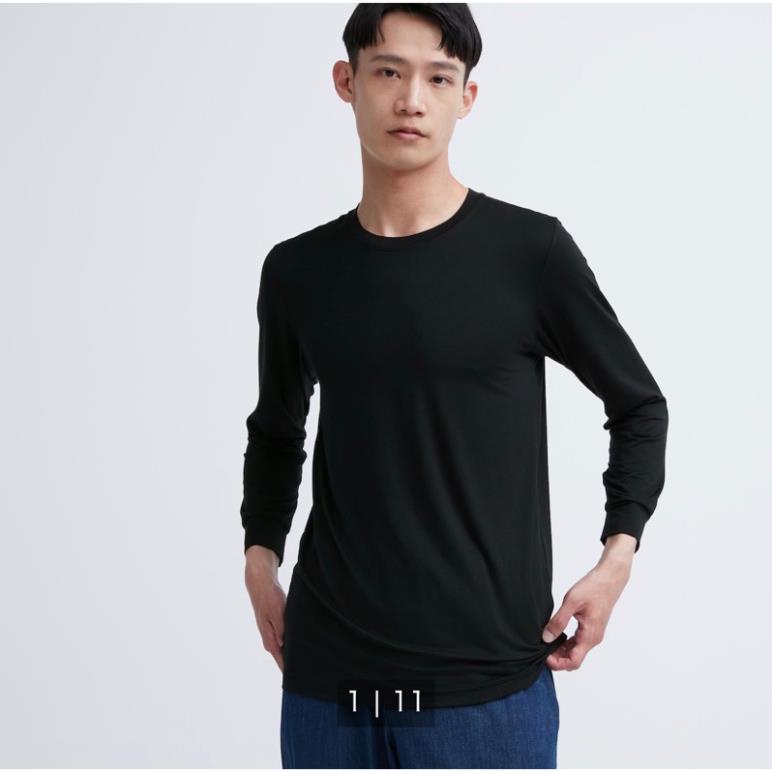 Áo giữ nhiệt cổ tròn Nam Uni