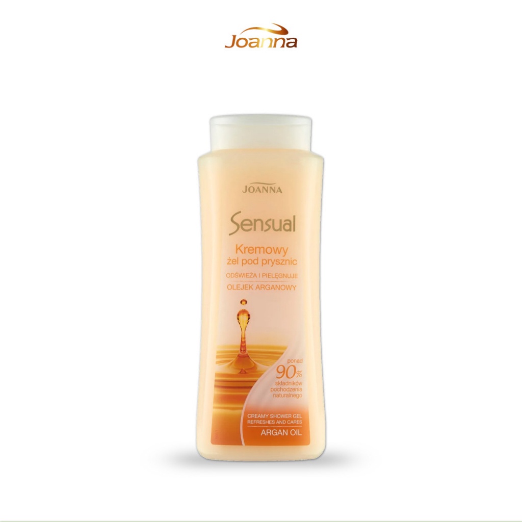 Sữa tắm dầu Argan JOANNA SENSUAL 500ml chăm sóc, làm sạch và làm mịn da, ngăn ngừa lão hóa