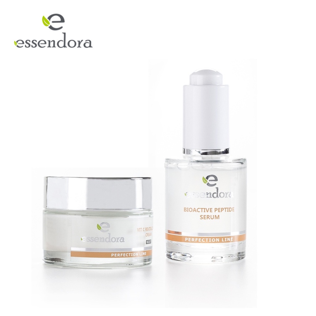 Bộ Sản Phẩm Kem Dưỡng Ban Đêm Và Serum Dưỡng Ẩm ESSENDORA Giúp Làm Săn Chắc, Trẻ Hóa Làn Da, Ngăn Ngừa Lão Hóa