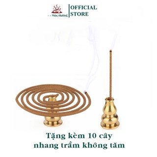Đế trụ cắm nhang vòng và nhang cây thắp hương để lư trầm phụ kiện_Mộc Hương TN-AT