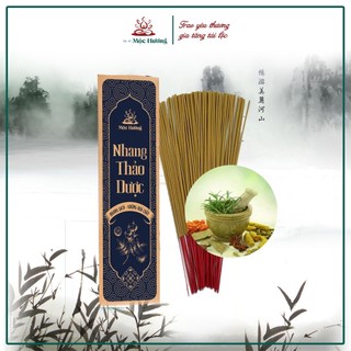 Nhang Thiên Nhiên Nhang Sạch Mộc Hương Hương Thảo Dược 100% Tự Nhiên Dài 20 30 40cm