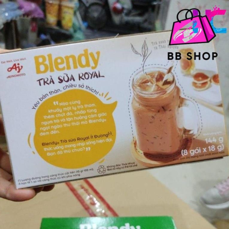 Trà Blendy Matcha sữa/trà đào cam sả/matcha gạo rang/trà sữa Royal - hang_chuan