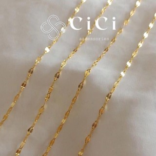 (Không hoen gỉ) Dây chuyền titan cao cấp trơn hottrend CiCi Accessories trang sức nữ sang trọng - VC140