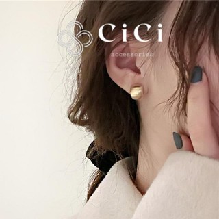 Bông tai nữ mạ vàng 18K kiểu dáng basic CiCi Accessories phụ kiện trang sức nữ tính, sang chảnh - BT70