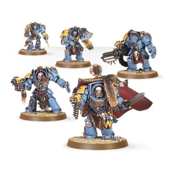 SPACE WOLVES WOLF GUARD TERMINATORS