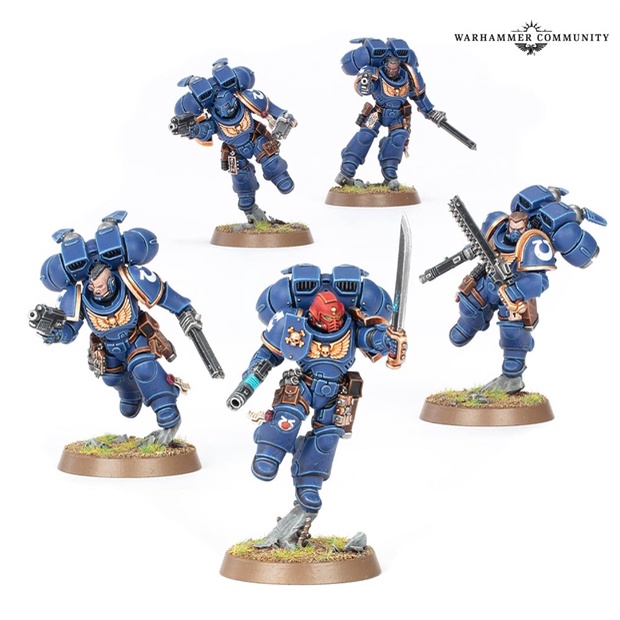 SPACE MARINES JUMP PACK INTERCESSORS