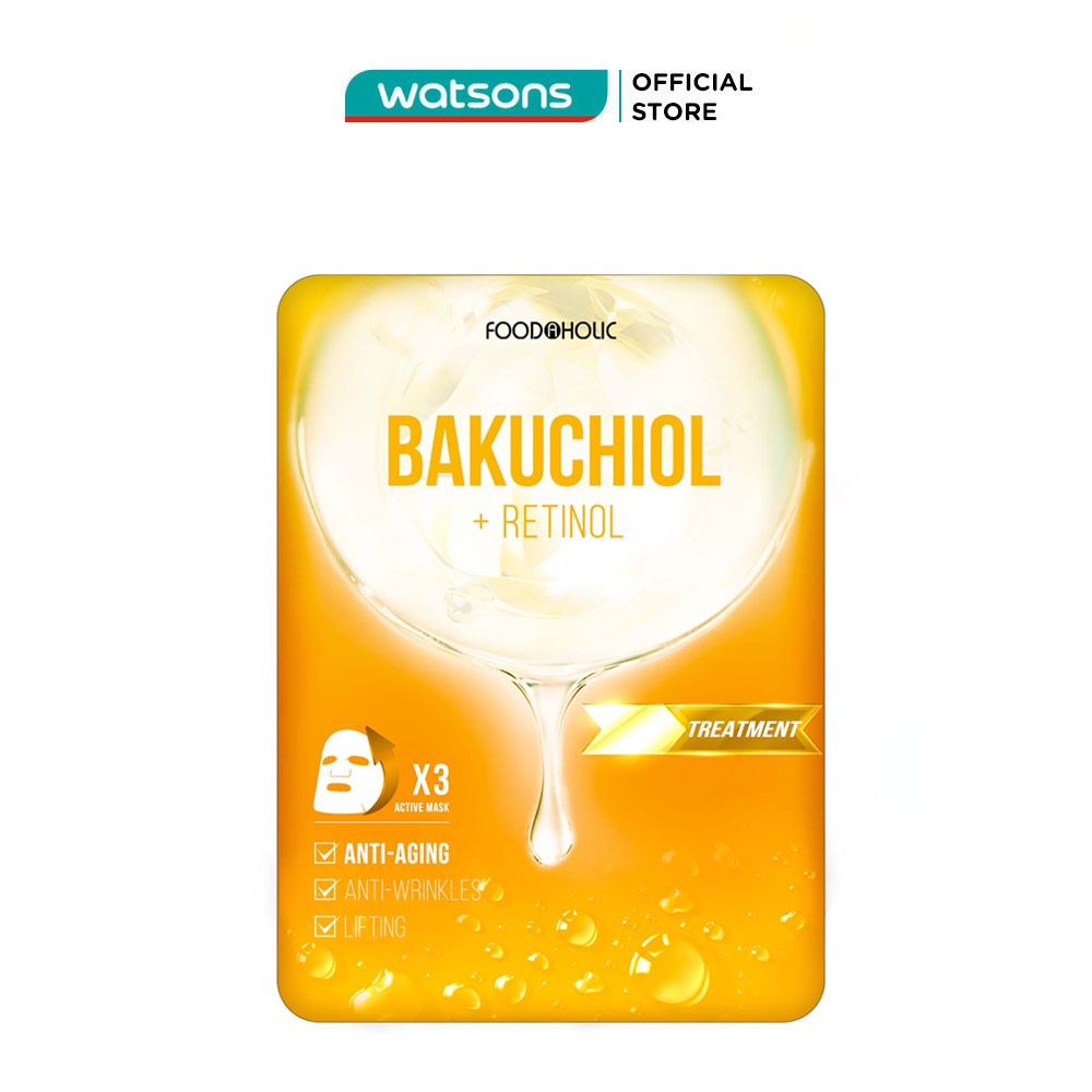 Mặt Nạ Foodaholic Bakuchiol Tái Tạo, Chống Lão Hoá Da Bakuchiol Ample Mask 23ml