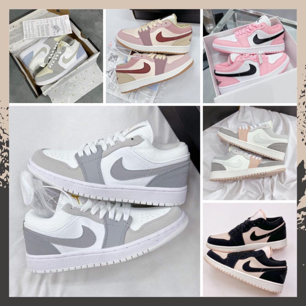 Giày Jordan Cổ Thấp Nam Nữ, Giày JD Panda Paris Cổ Thấp Hàng Full Box Bill - BIBISNEAKER