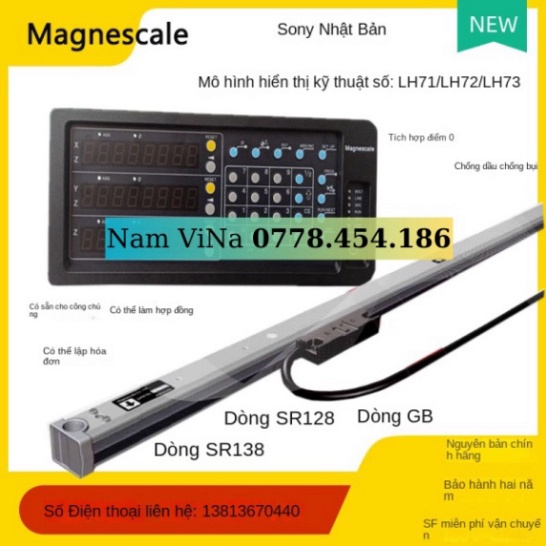 [Sẵn] Thước Lưới Sony Magnescale SR138-020R LH71-2 SR128-030 020 035 045