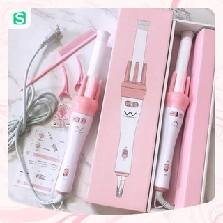 Máy Uốn Xoăn Xoay Tự Động 360 Vivid & Vogue Dễ Dàng Tại Nhà, Máy Uốn Tóc Tự Động Làm Đẹp Chuẩn Salon