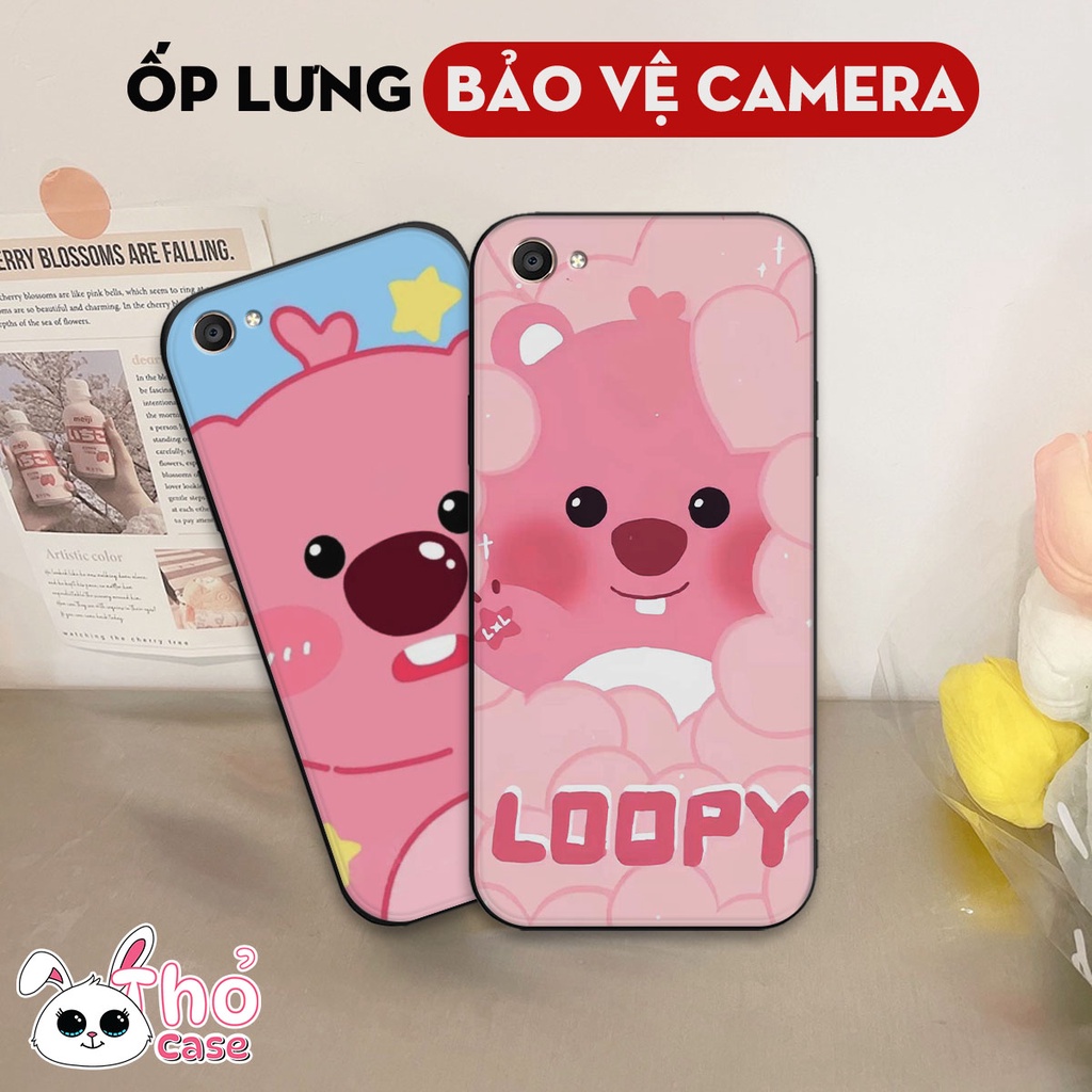Ốp lưng Vivo Y53 / Y55 2015 / V5 / Y67 / Y71 hình loopy dễ thương, đáng yêu , mềm mịn