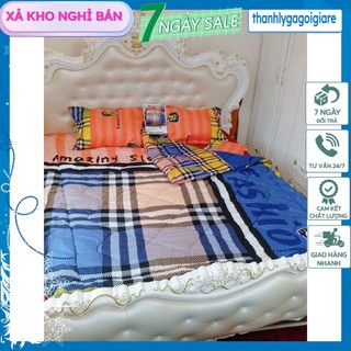 Chăn phao trần bông dày loại 1 bông hơi siêu nhẹ 1m8-2m cotton poly nhập khẩu