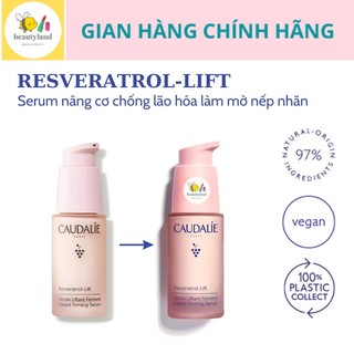 (Hàng Pháp) Serum Caudalie nâng cơ, ngăn ngừa lão hoá Resveratrol Lift  Sérum Liftant Fermeté 30ml mẫu mới