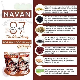 Ngũ cốc lợi sữa 9 loại đậu navan túi và hộp 800gr/500g . .