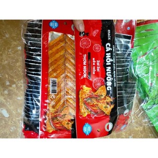 Sỉ 1 bịch 30 gói snack cá hồi nướng