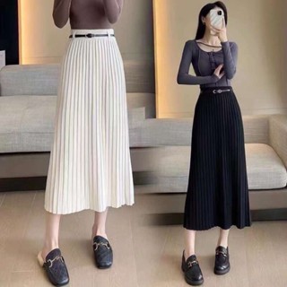  Chân váy len dài kèm đai xinh xa hoa mẫu mã mới mã 359 Quảng Châu 