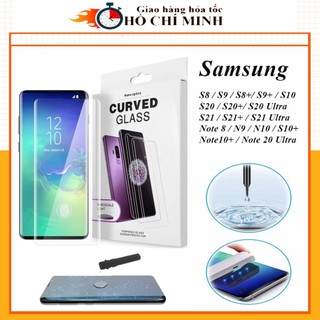 Cường lực samsung s22 s8 s8+ s9 s9+ s10 5g s10+ s20 s20+ s21+ s21 note 10 10+ note 20 ultra note 9 note 8 màn cong uv