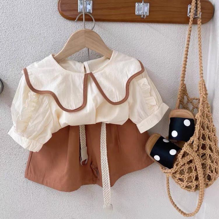 (8-34kg) Set Bộ viền lượn bé gái Đồ bộ quần áo cho bé gái TB92 TN93 Hot