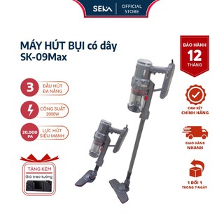 Máy Hút Bụi Cầm Tay SEKA SK-09Max Công Suất 2000W Lực Hút Cực Mạnh Làm Sạch Dễ Dàng