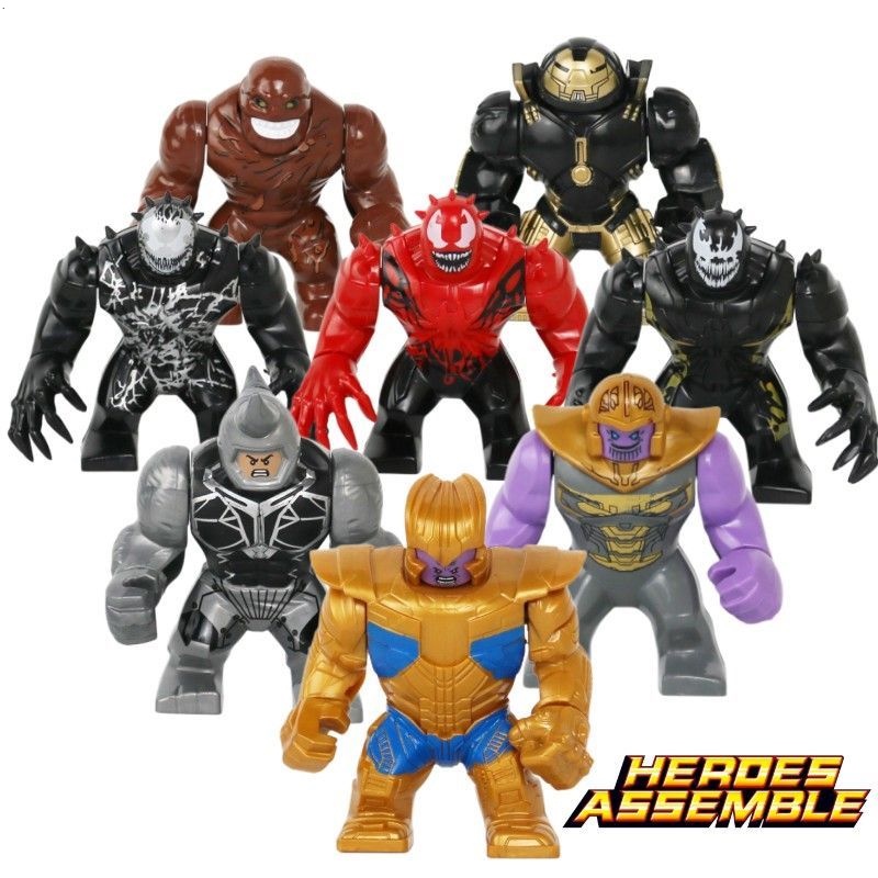 Đồ Chơi Mô Hình lego Nhân Vật avengers heroes thanos hulk venom